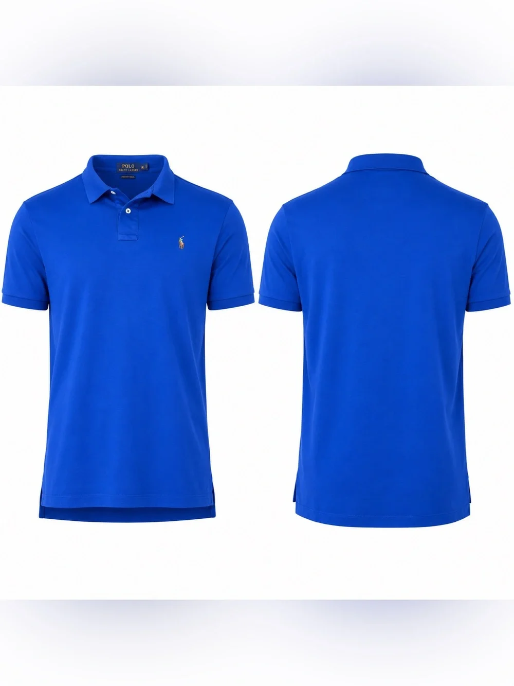 Polo Ralph Lauren Pima Soft Touch Polo Shirt Men XL Blue
